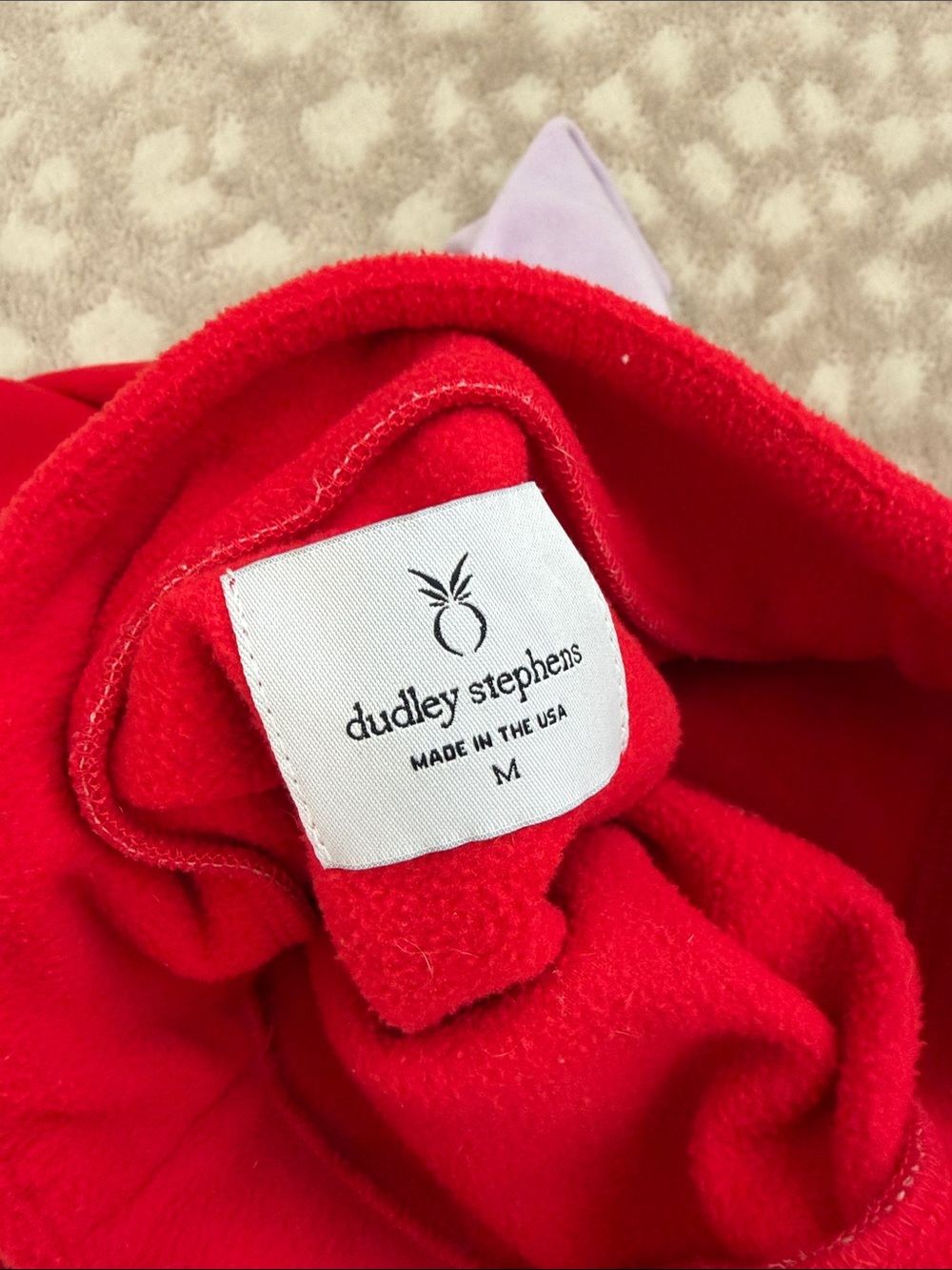 Cozy Fleece Pullover - Red, Lavender, Pink - Picture 5 of 5